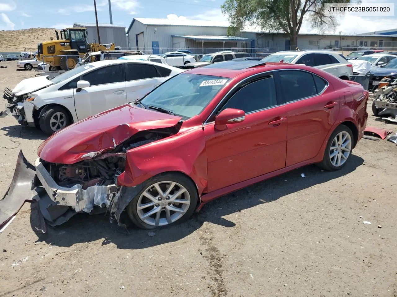 2011 Lexus Is 250 VIN: JTHCF5C23B5051020 Lot: 63448844