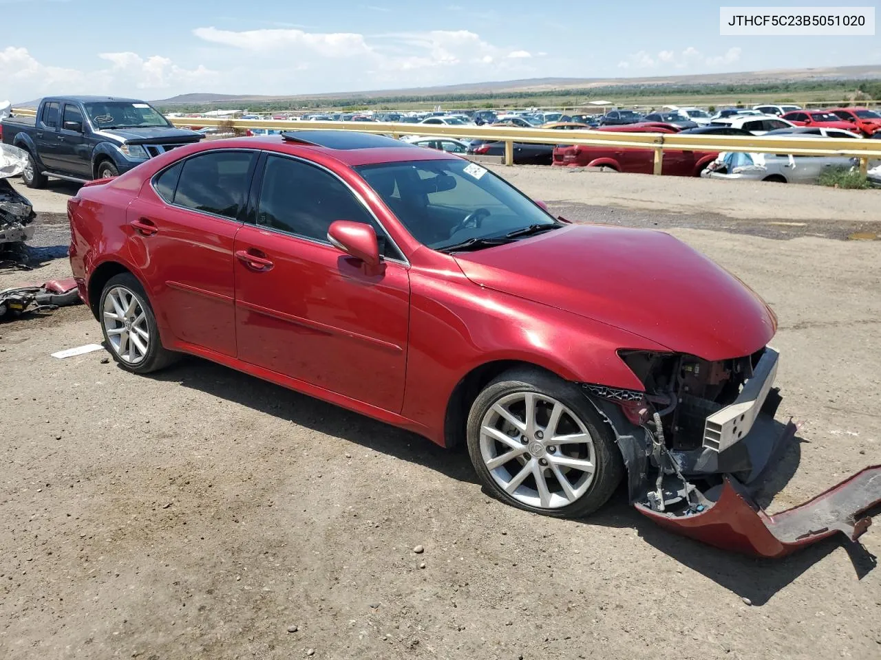 2011 Lexus Is 250 VIN: JTHCF5C23B5051020 Lot: 63448844