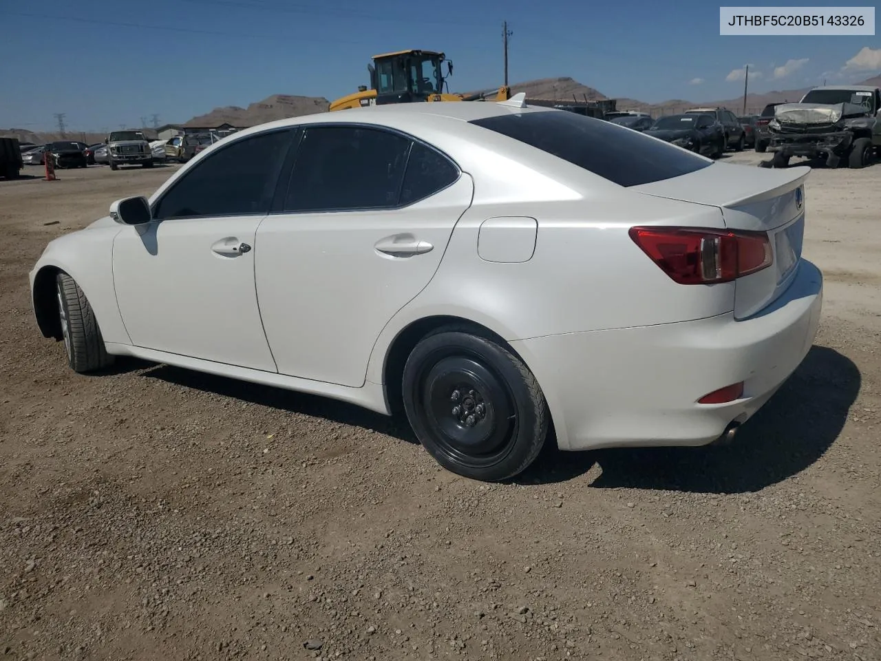 2011 Lexus Is 250 VIN: JTHBF5C20B5143326 Lot: 63517504