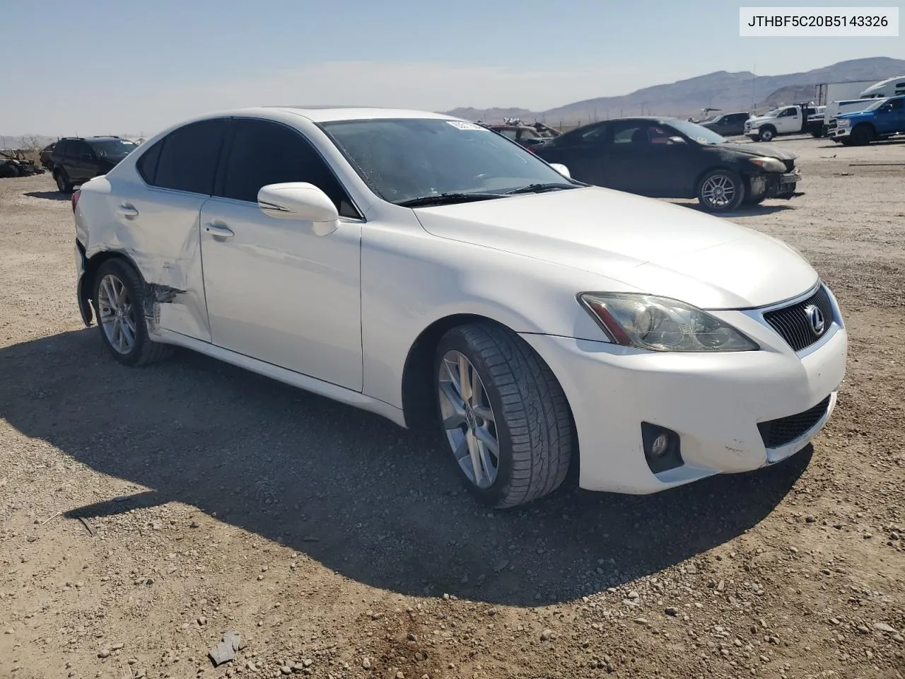 2011 Lexus Is 250 VIN: JTHBF5C20B5143326 Lot: 63517504