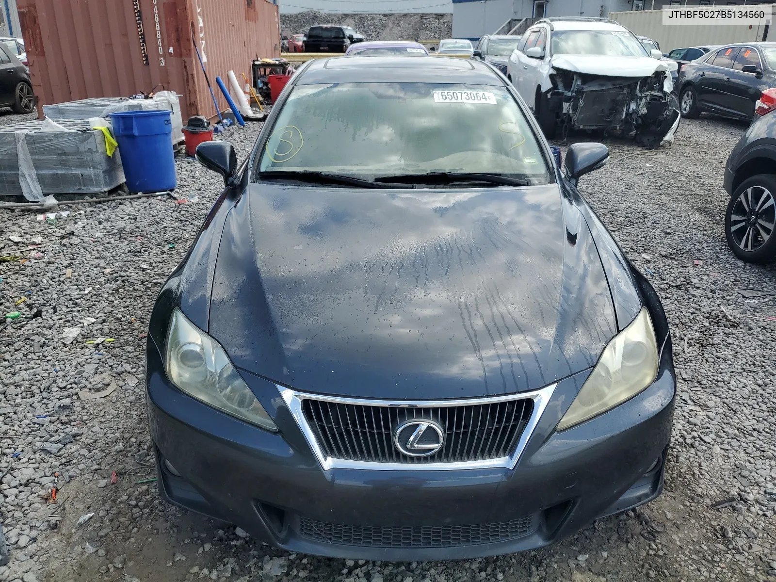 2011 Lexus Is 250 VIN: JTHBF5C27B5134560 Lot: 65073064