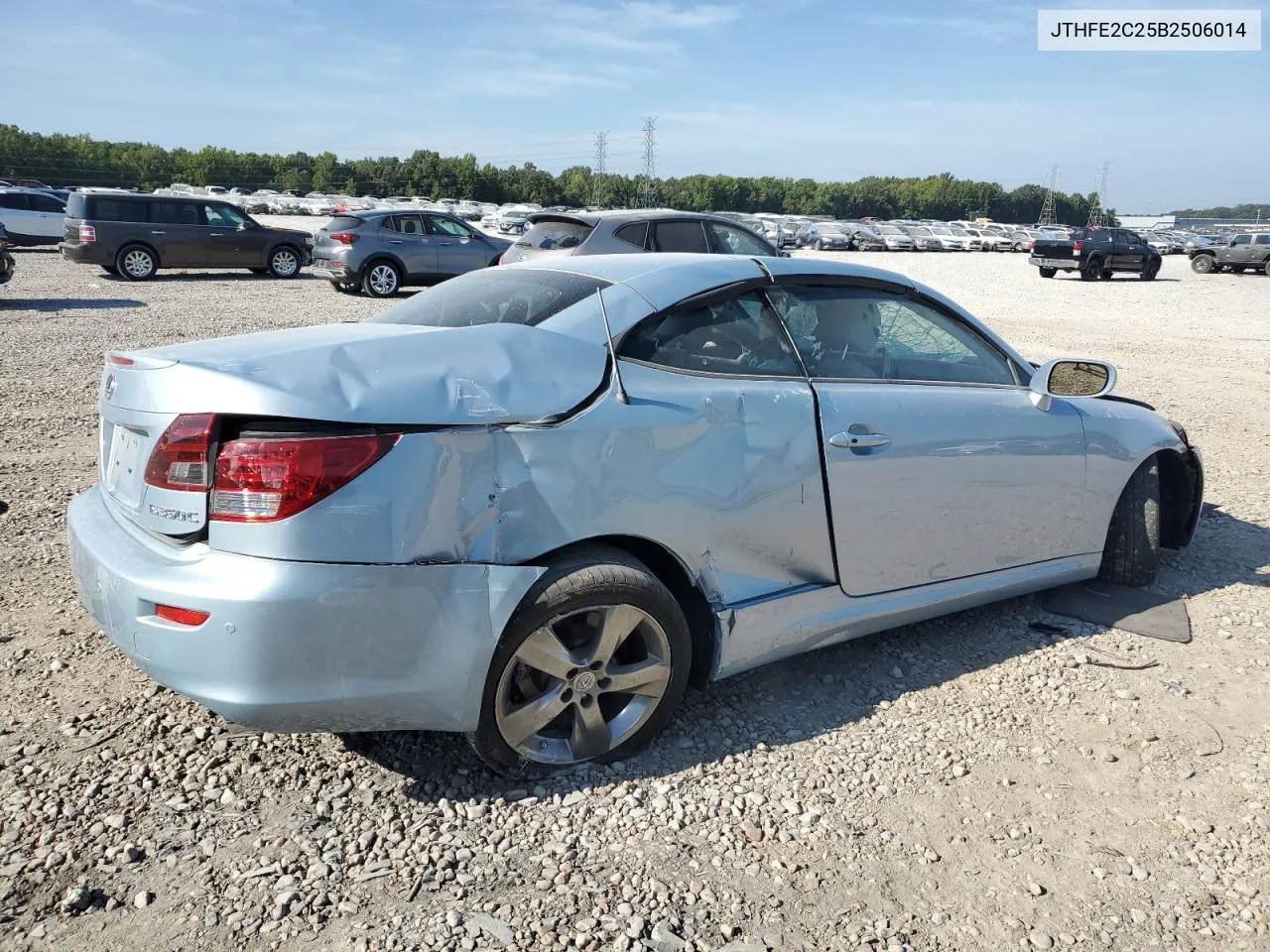 2011 Lexus Is 350 VIN: JTHFE2C25B2506014 Lot: 68483454