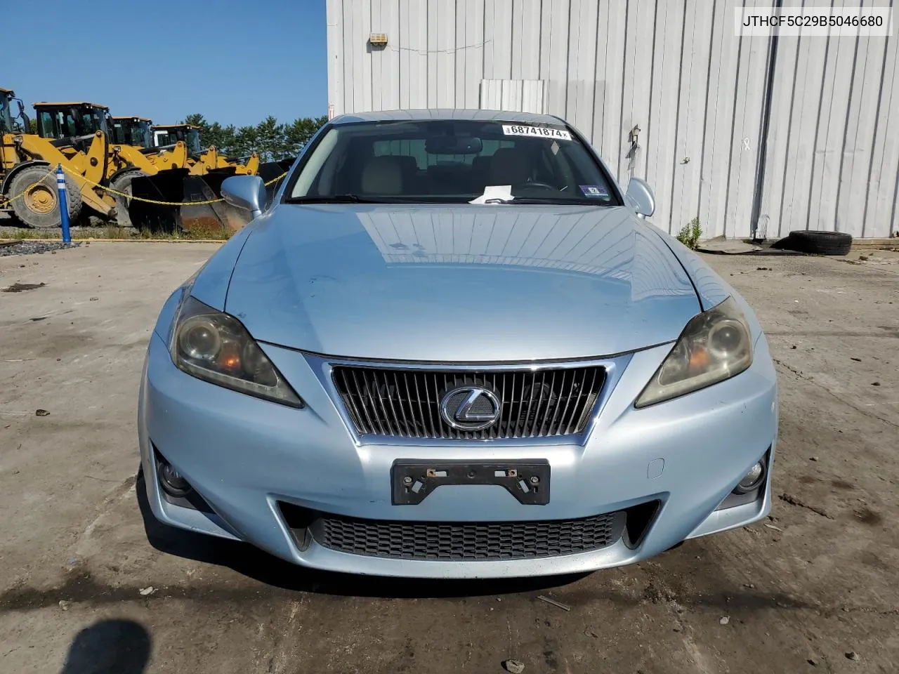 2011 Lexus Is 250 VIN: JTHCF5C29B5046680 Lot: 68741874