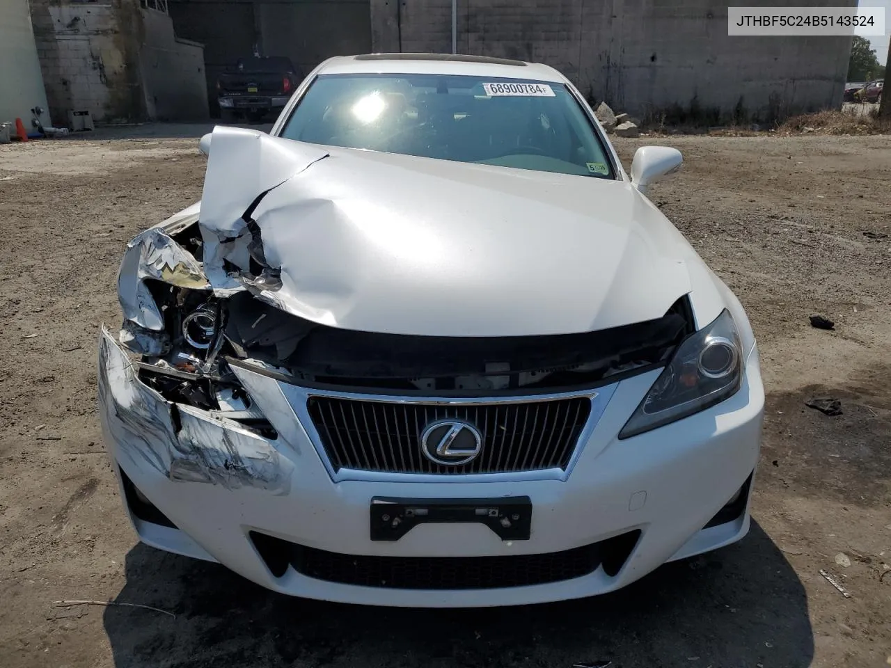 2011 Lexus Is 250 VIN: JTHBF5C24B5143524 Lot: 68900784