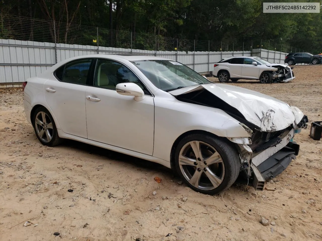 2011 Lexus Is 250 VIN: JTHBF5C24B5142292 Lot: 70504444