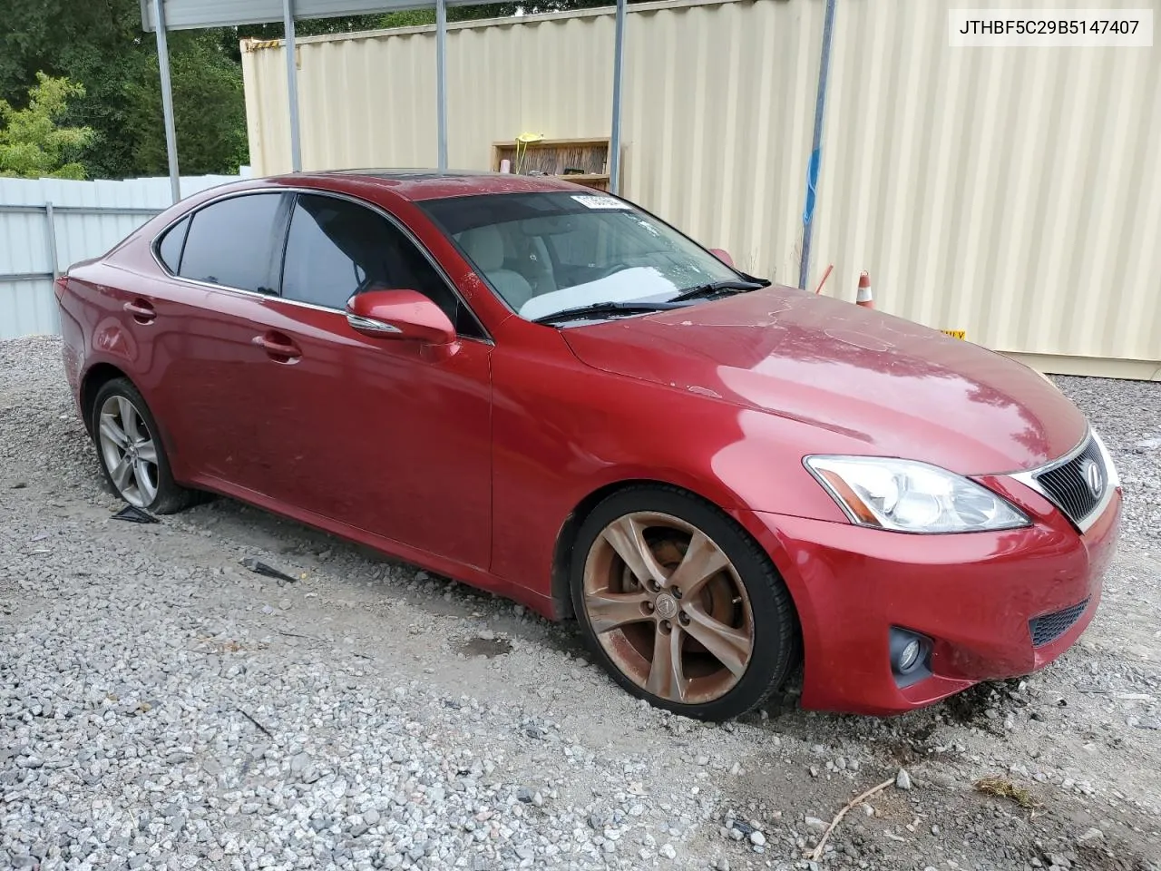 2011 Lexus Is 250 VIN: JTHBF5C29B5147407 Lot: 71357664