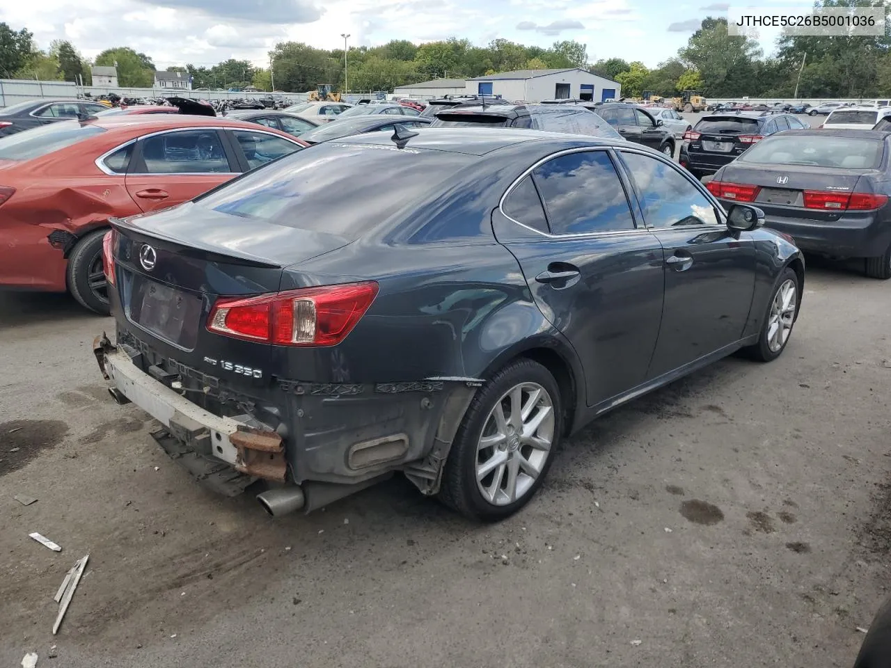 JTHCE5C26B5001036 2011 Lexus Is 350