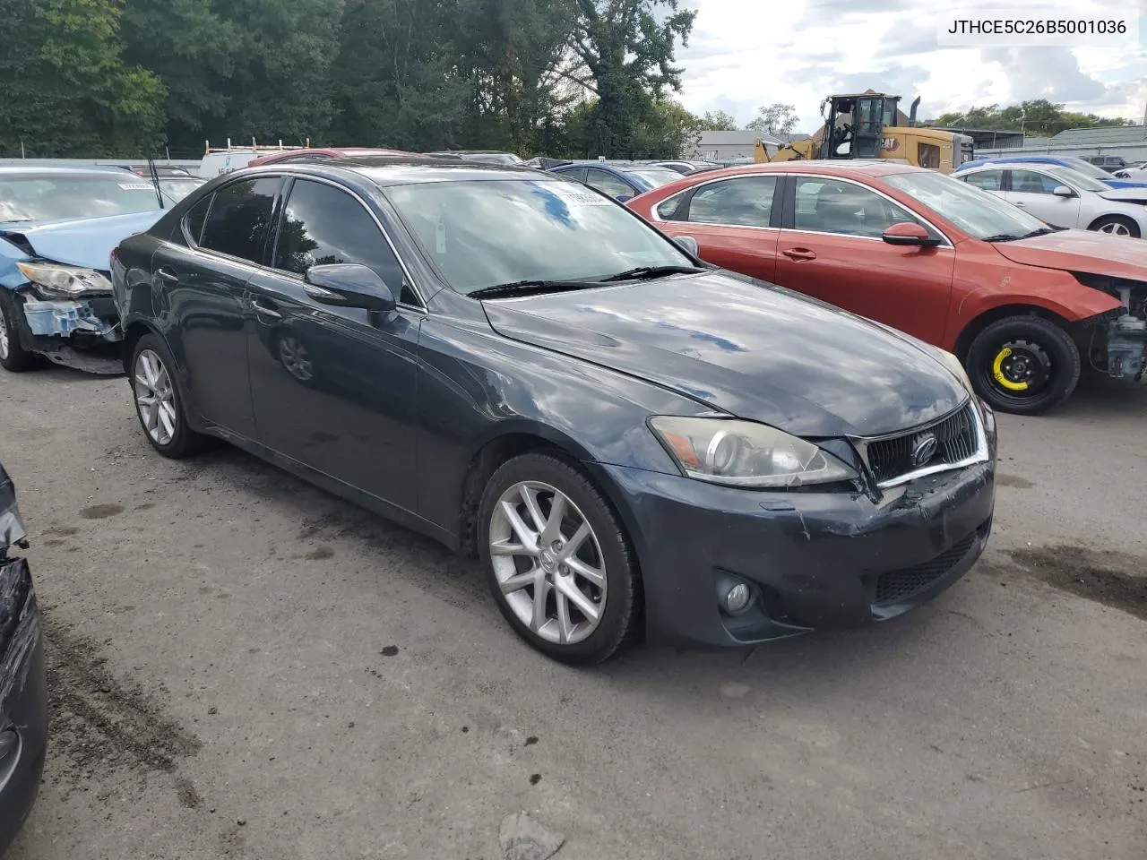 2011 Lexus Is 350 VIN: JTHCE5C26B5001036 Lot: 71983504