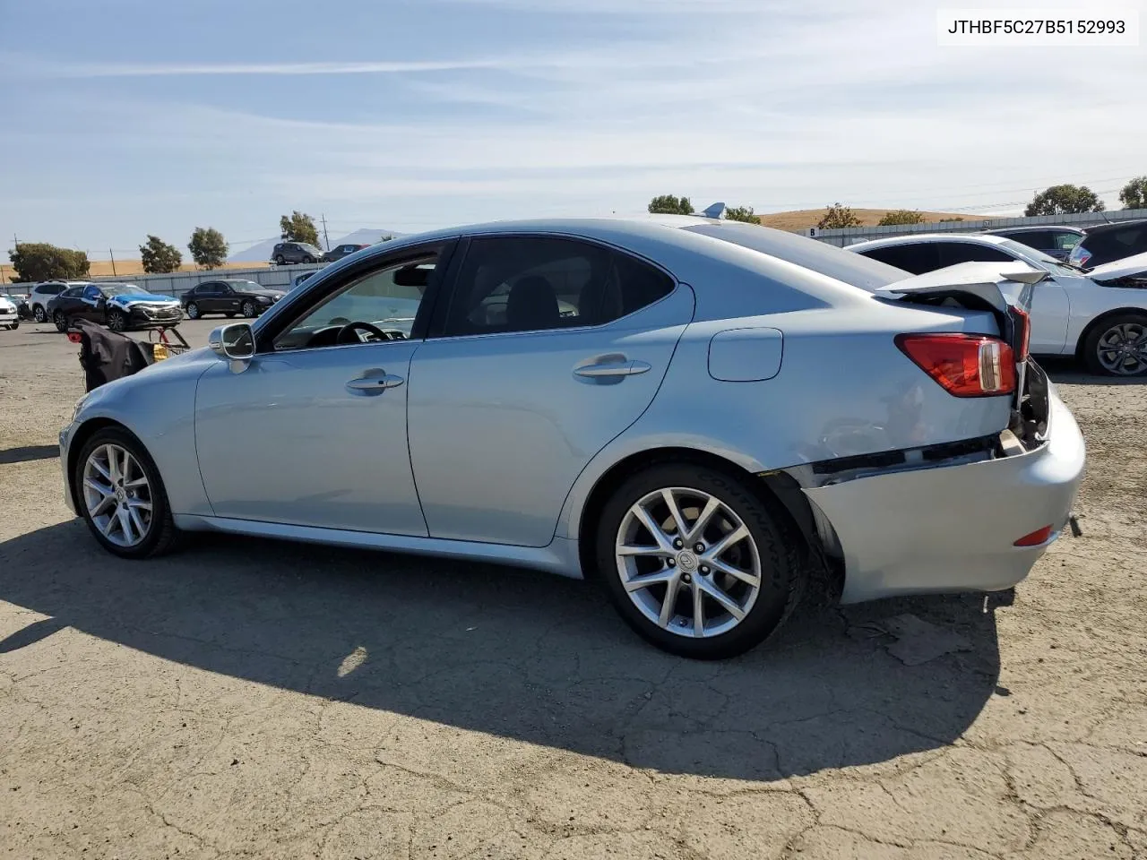 2011 Lexus Is 250 VIN: JTHBF5C27B5152993 Lot: 71990064