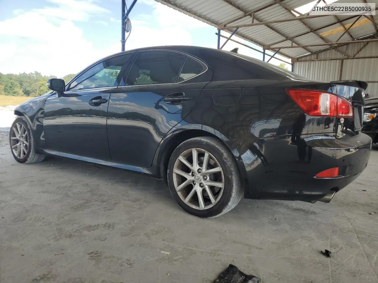 JTHCE5C22B5000935 2011 Lexus Is 350