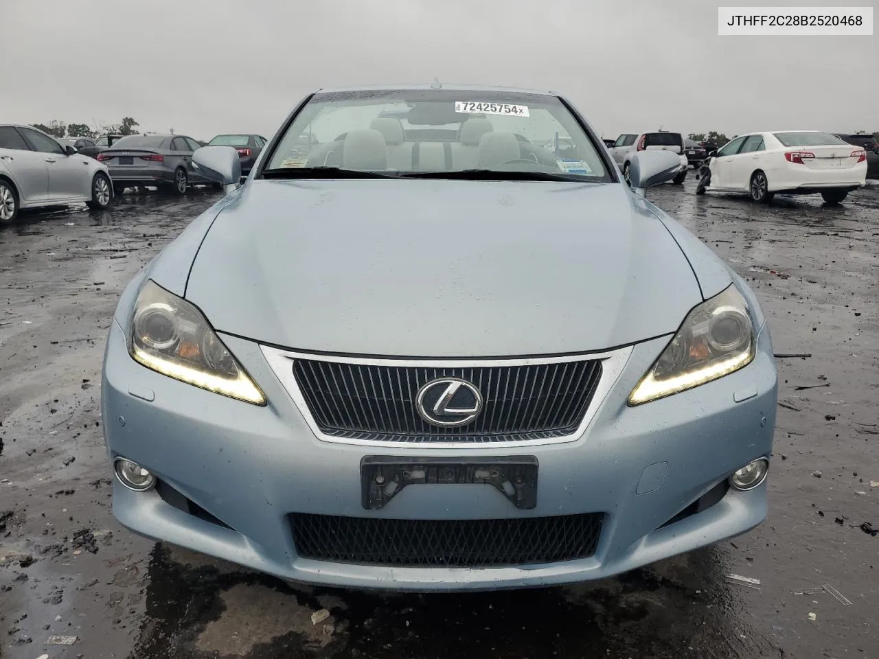 2011 Lexus Is 250 VIN: JTHFF2C28B2520468 Lot: 72425754