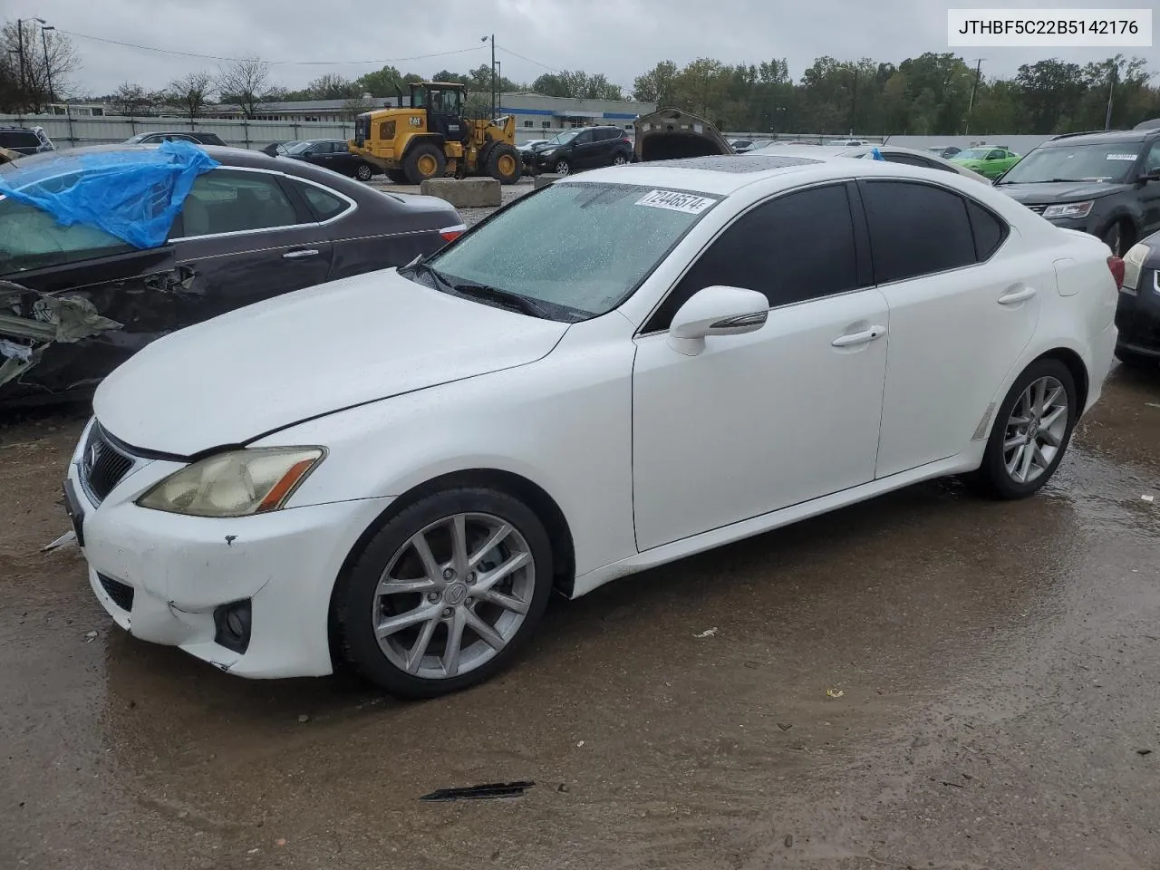 2011 Lexus Is 250 VIN: JTHBF5C22B5142176 Lot: 72446574