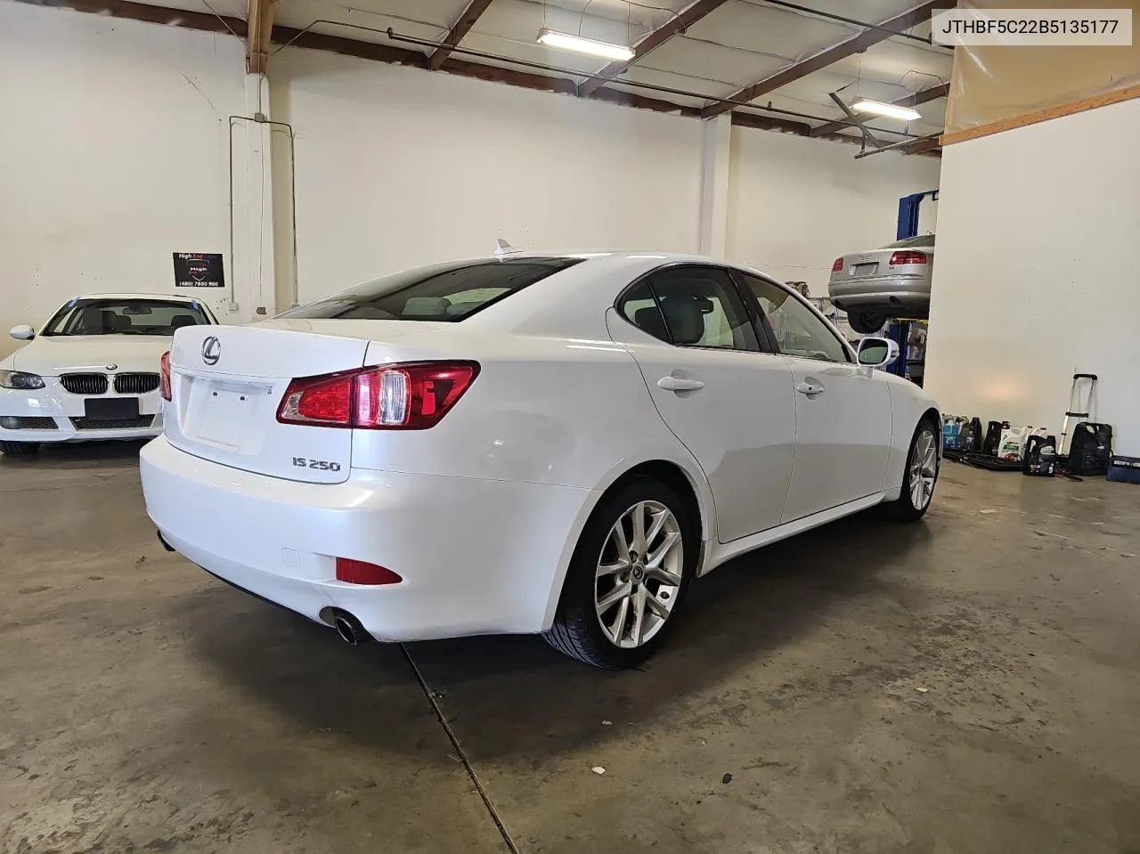 2011 Lexus Is 250 VIN: JTHBF5C22B5135177 Lot: 72988334