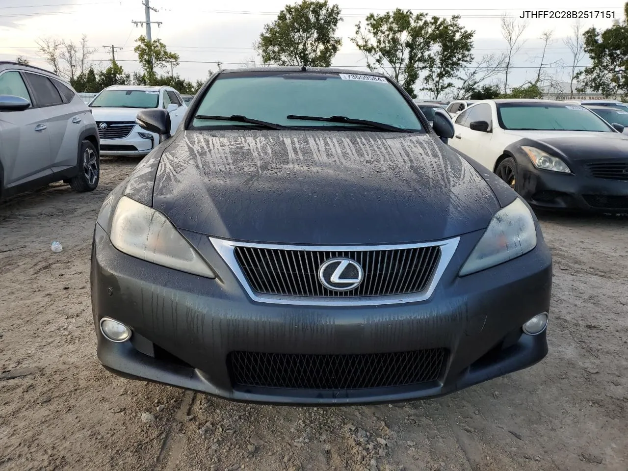 2011 Lexus Is 250 VIN: JTHFF2C28B2517151 Lot: 73659584