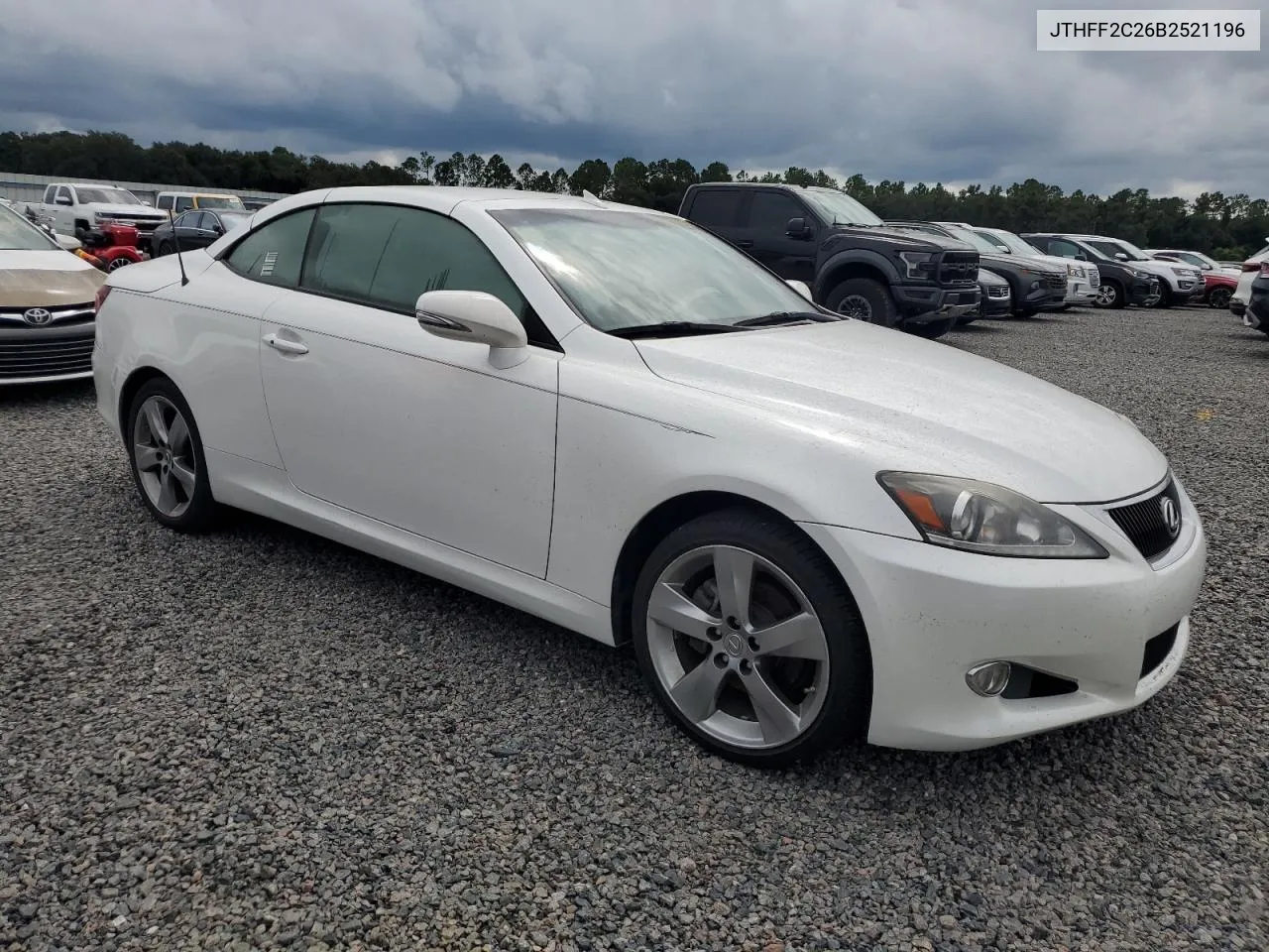 2011 Lexus Is 250 VIN: JTHFF2C26B2521196 Lot: 73733174