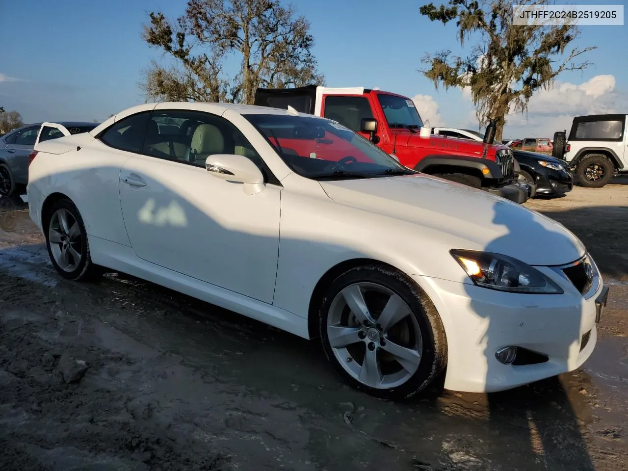 2011 Lexus Is 250 VIN: JTHFF2C24B2519205 Lot: 73739614