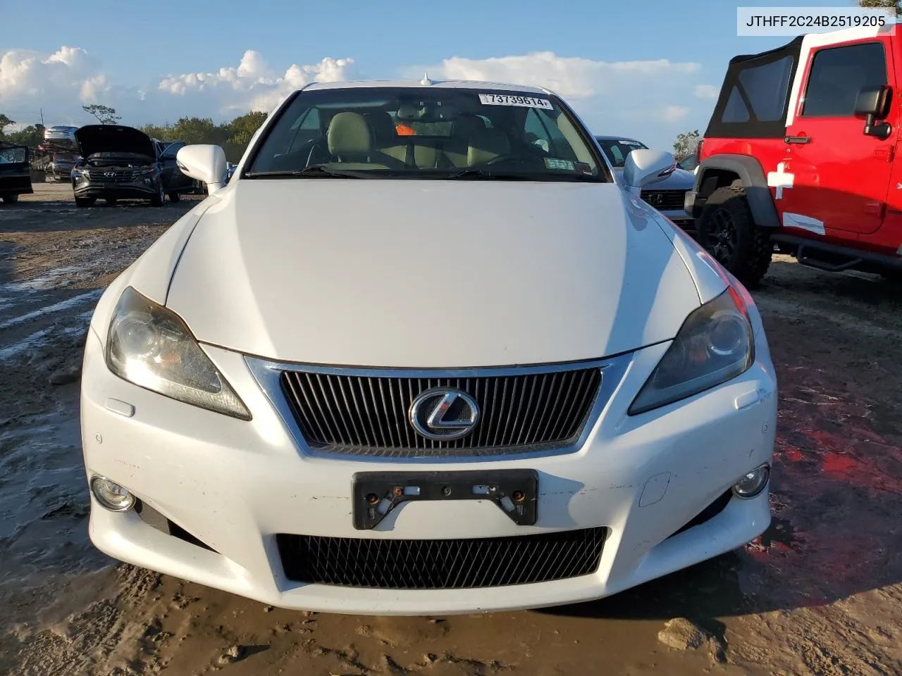 2011 Lexus Is 250 VIN: JTHFF2C24B2519205 Lot: 73739614