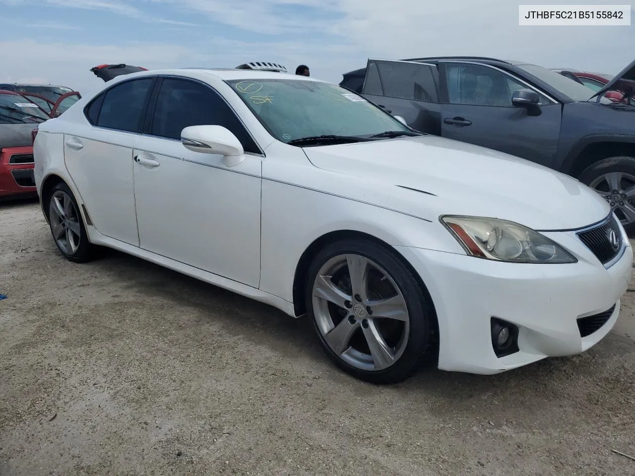 2011 Lexus Is 250 VIN: JTHBF5C21B5155842 Lot: 74330964