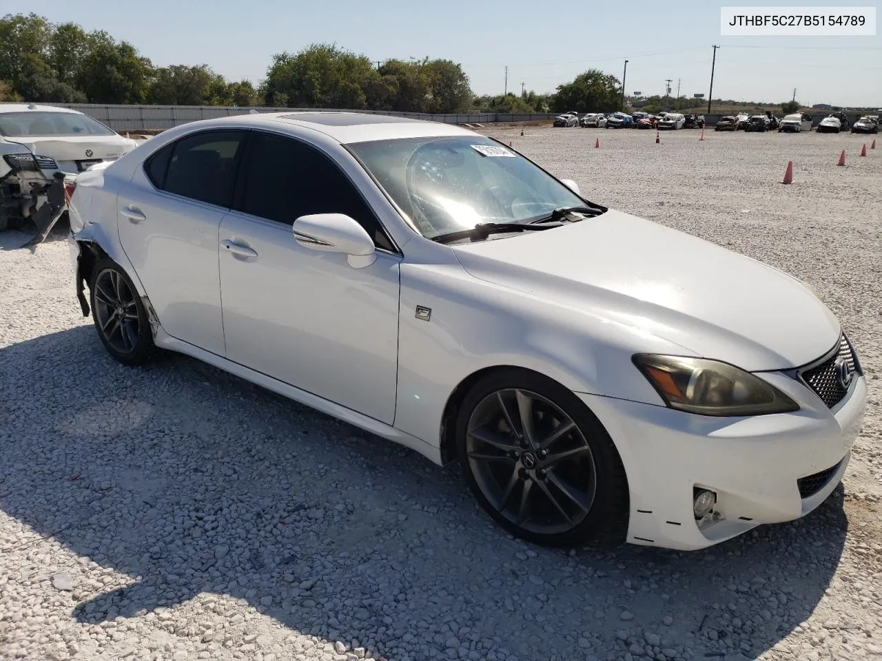 2011 Lexus Is 250 VIN: JTHBF5C27B5154789 Lot: 75016704