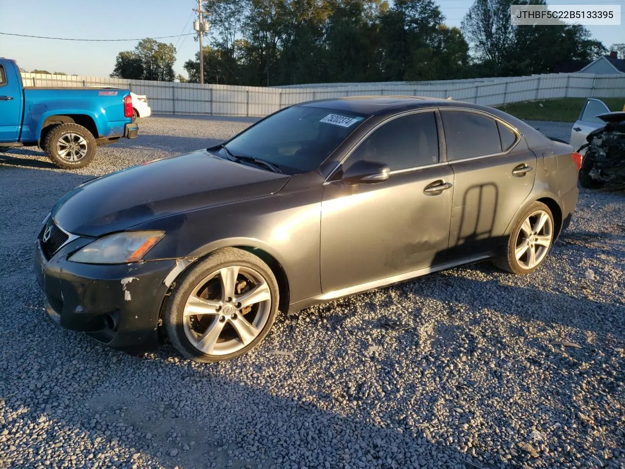 2011 Lexus Is 250 VIN: JTHBF5C22B5133395 Lot: 75202374