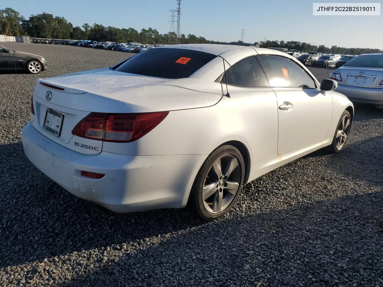 2011 Lexus Is 250 VIN: JTHFF2C22B2519011 Lot: 75828044