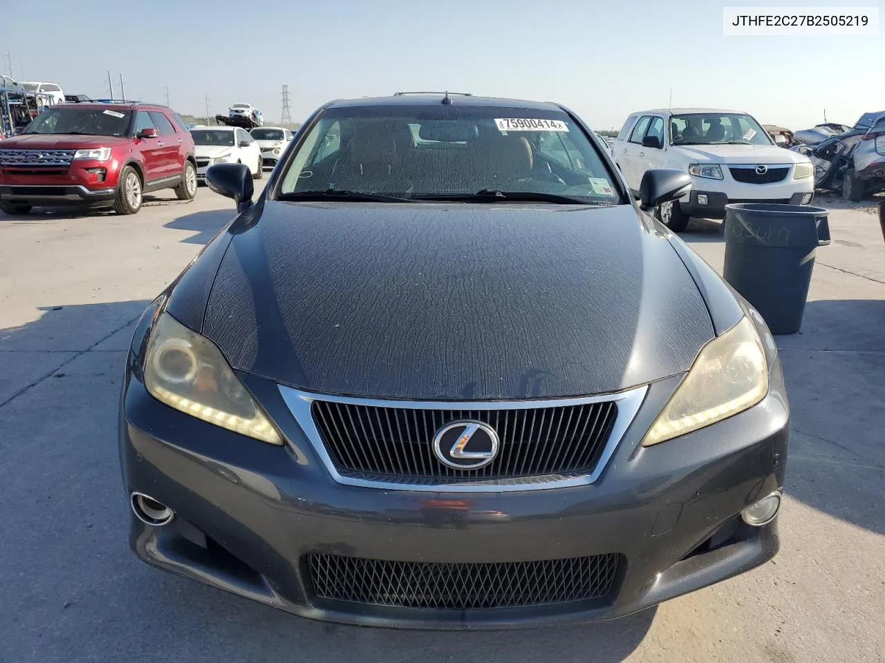 2011 Lexus Is 350 VIN: JTHFE2C27B2505219 Lot: 75900414