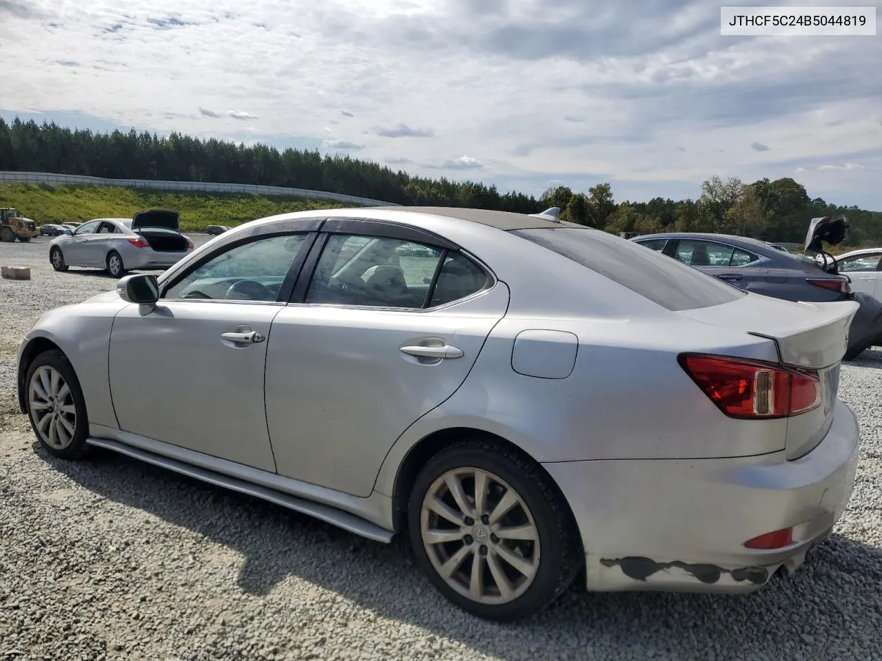 2011 Lexus Is 250 VIN: JTHCF5C24B5044819 Lot: 76311624