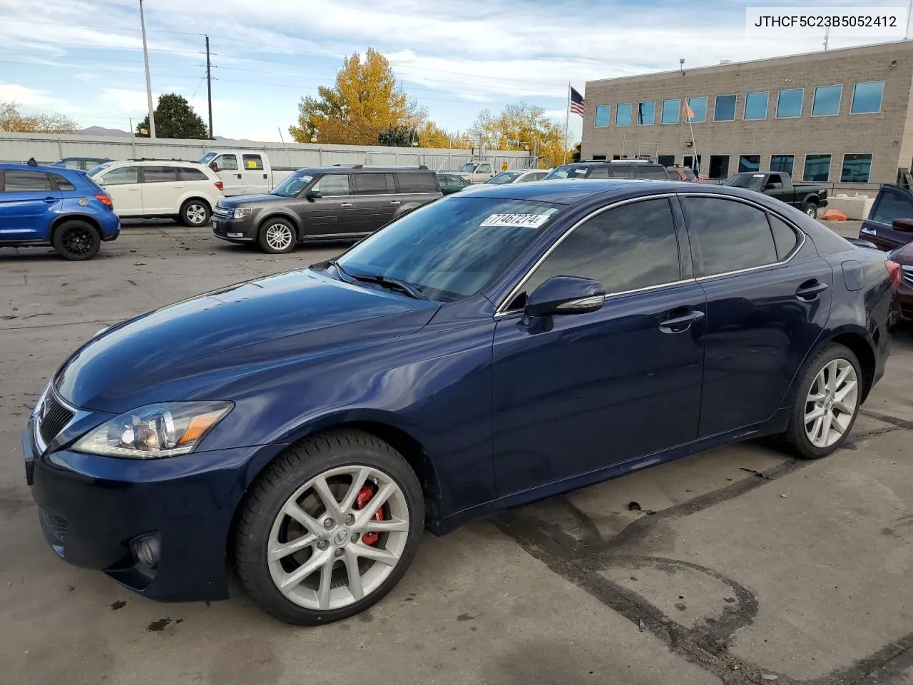 2011 Lexus Is 250 VIN: JTHCF5C23B5052412 Lot: 77467274