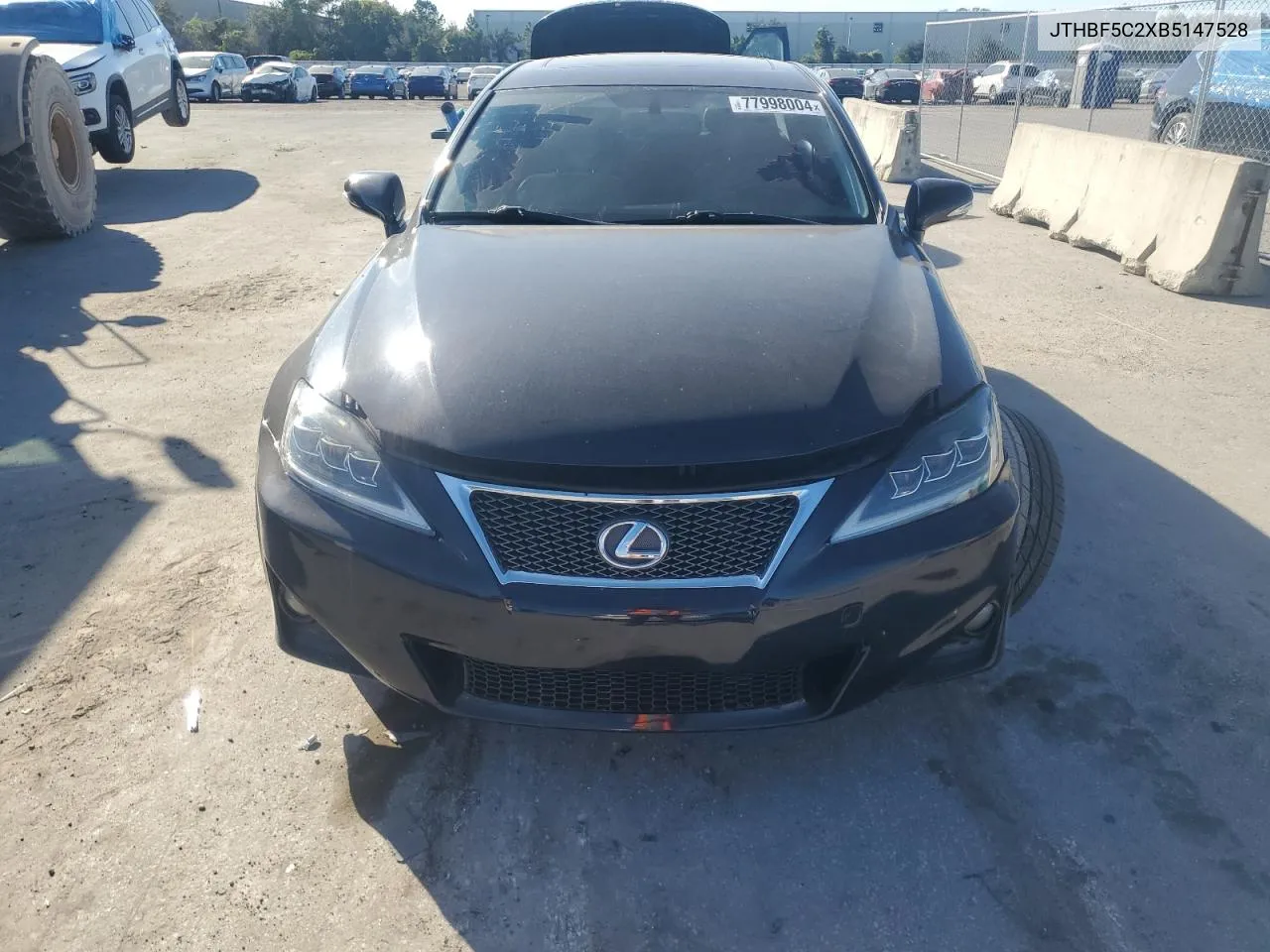 2011 Lexus Is 250 VIN: JTHBF5C2XB5147528 Lot: 77998004