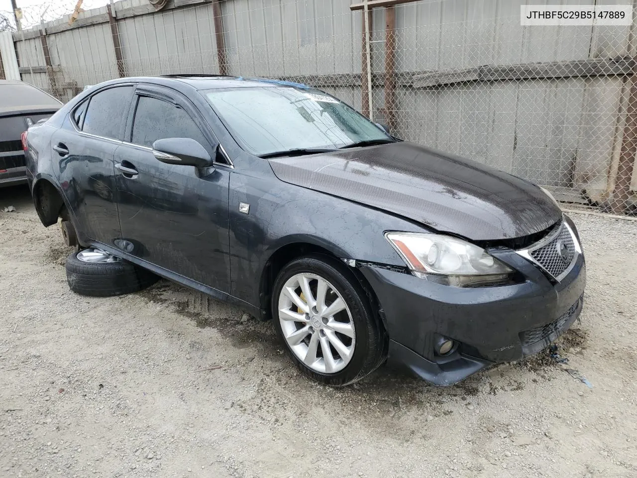 2011 Lexus Is 250 VIN: JTHBF5C29B5147889 Lot: 78041254