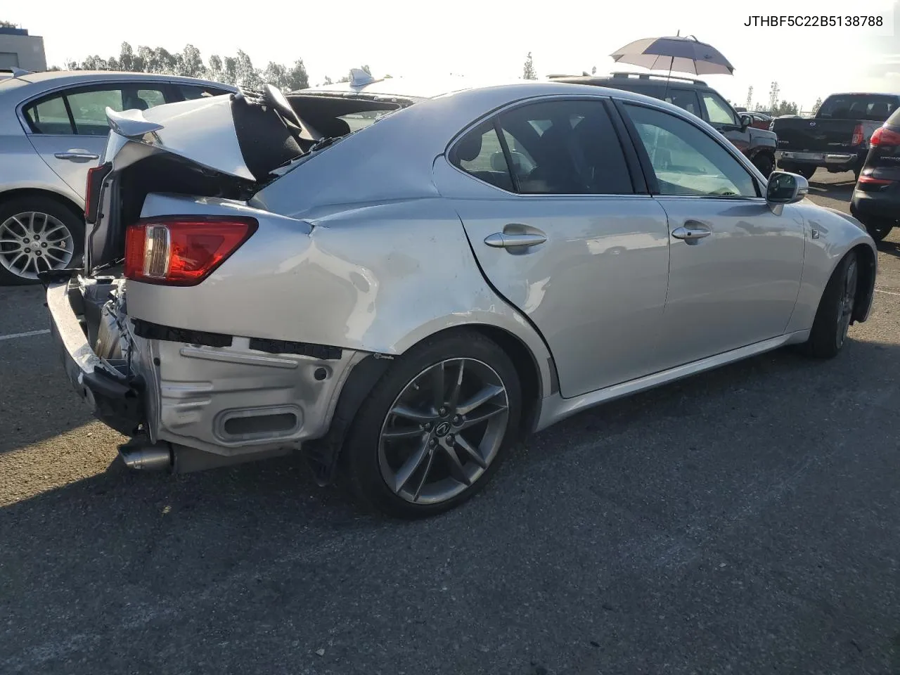 2011 Lexus Is 250 VIN: JTHBF5C22B5138788 Lot: 78089284