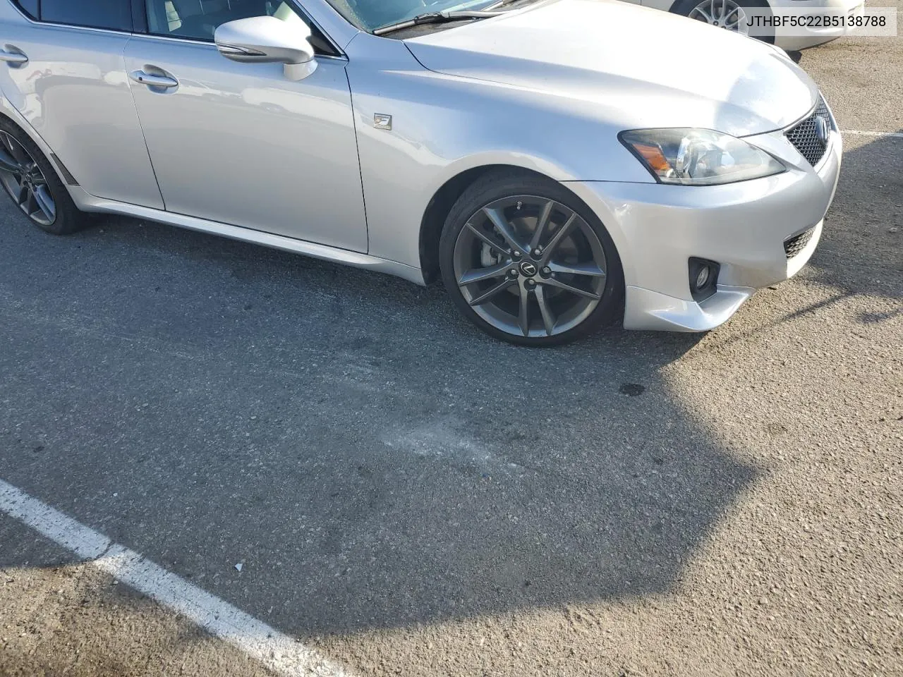 2011 Lexus Is 250 VIN: JTHBF5C22B5138788 Lot: 78089284