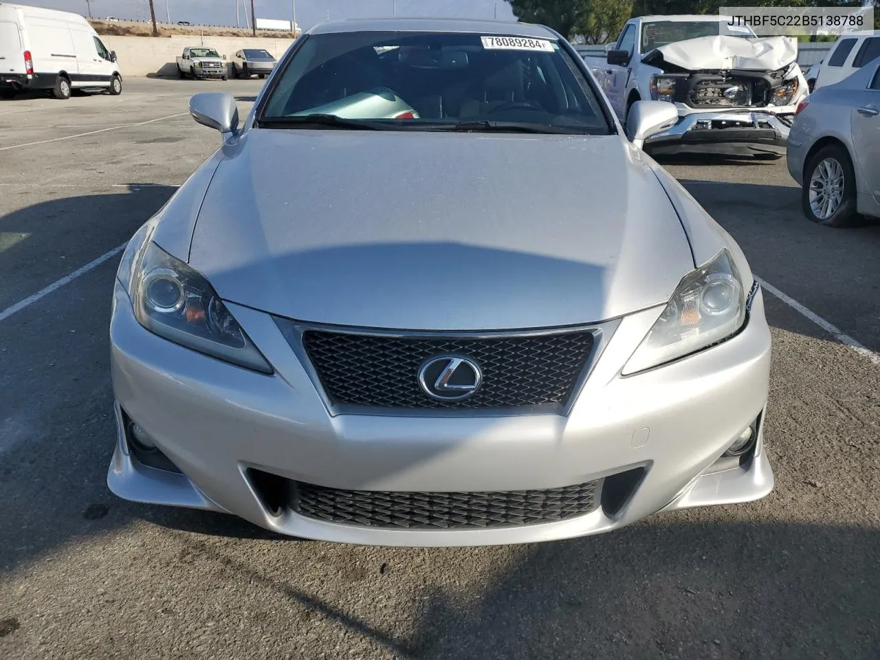 2011 Lexus Is 250 VIN: JTHBF5C22B5138788 Lot: 78089284