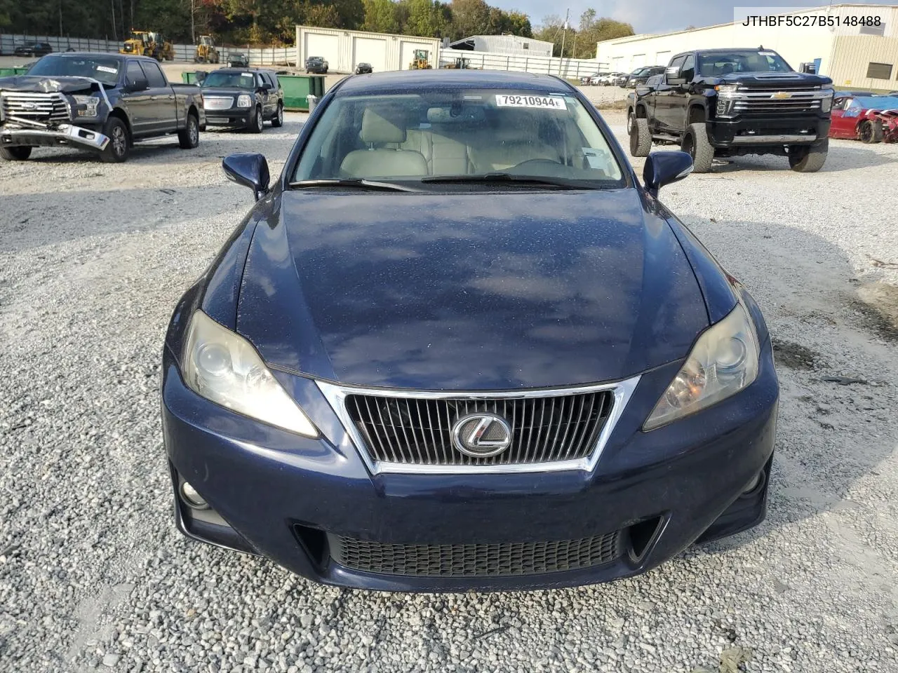 2011 Lexus Is 250 VIN: JTHBF5C27B5148488 Lot: 79210944