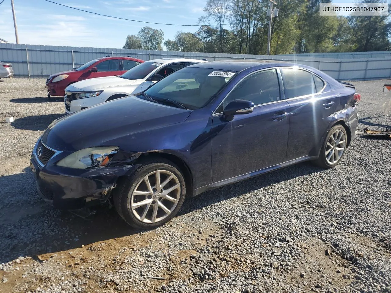 2011 Lexus Is 250 VIN: JTHCF5C25B5047907 Lot: 80255854