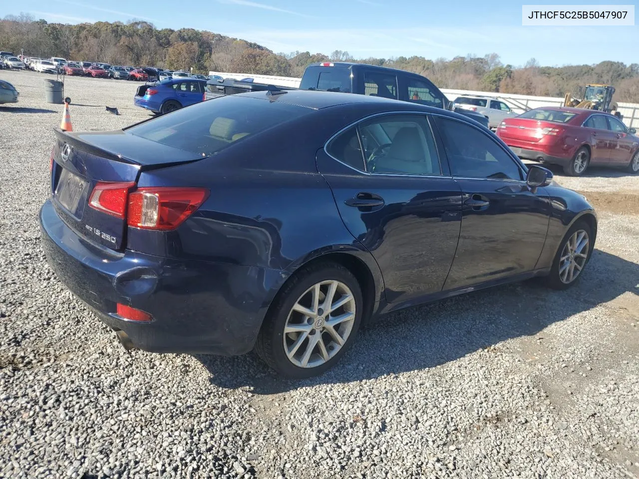 2011 Lexus Is 250 VIN: JTHCF5C25B5047907 Lot: 80255854