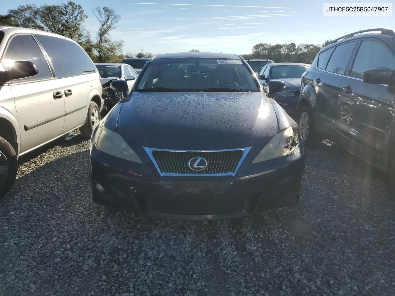 2011 Lexus Is 250 VIN: JTHCF5C25B5047907 Lot: 80255854