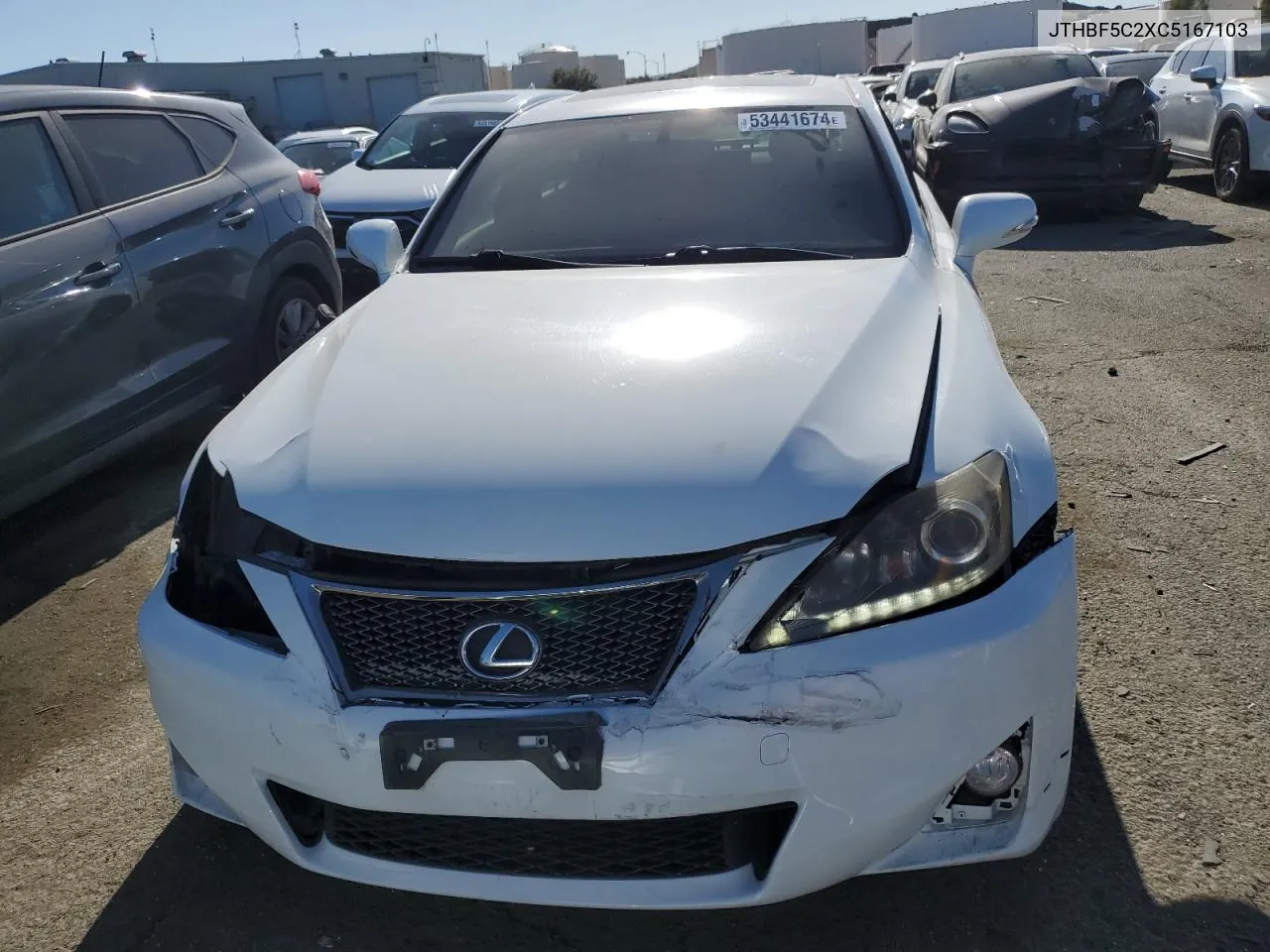 JTHBF5C2XC5167103 2012 Lexus Is 250