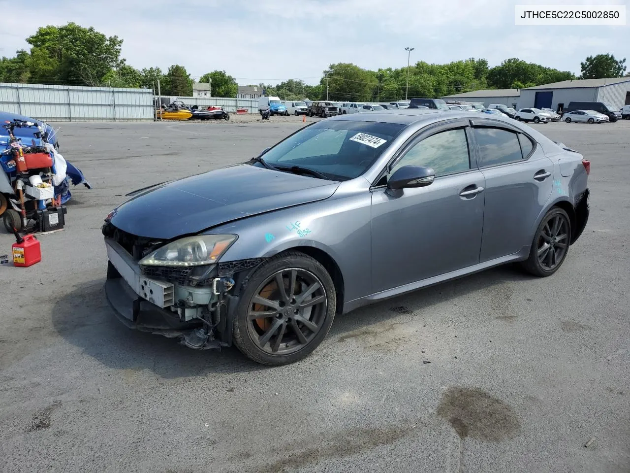 2012 Lexus Is 350 VIN: JTHCE5C22C5002850 Lot: 59027474