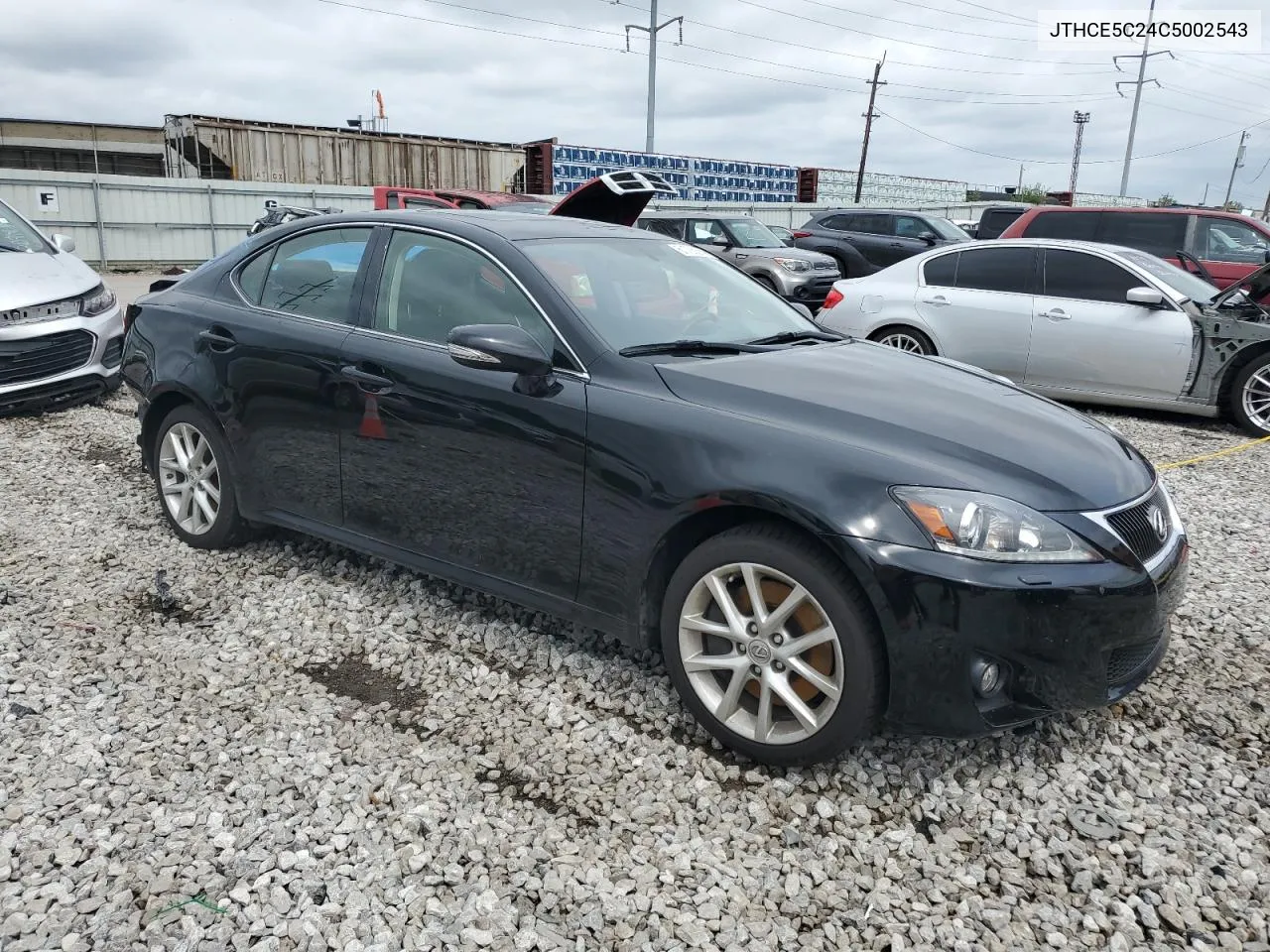 2012 Lexus Is 350 VIN: JTHCE5C24C5002543 Lot: 61735374