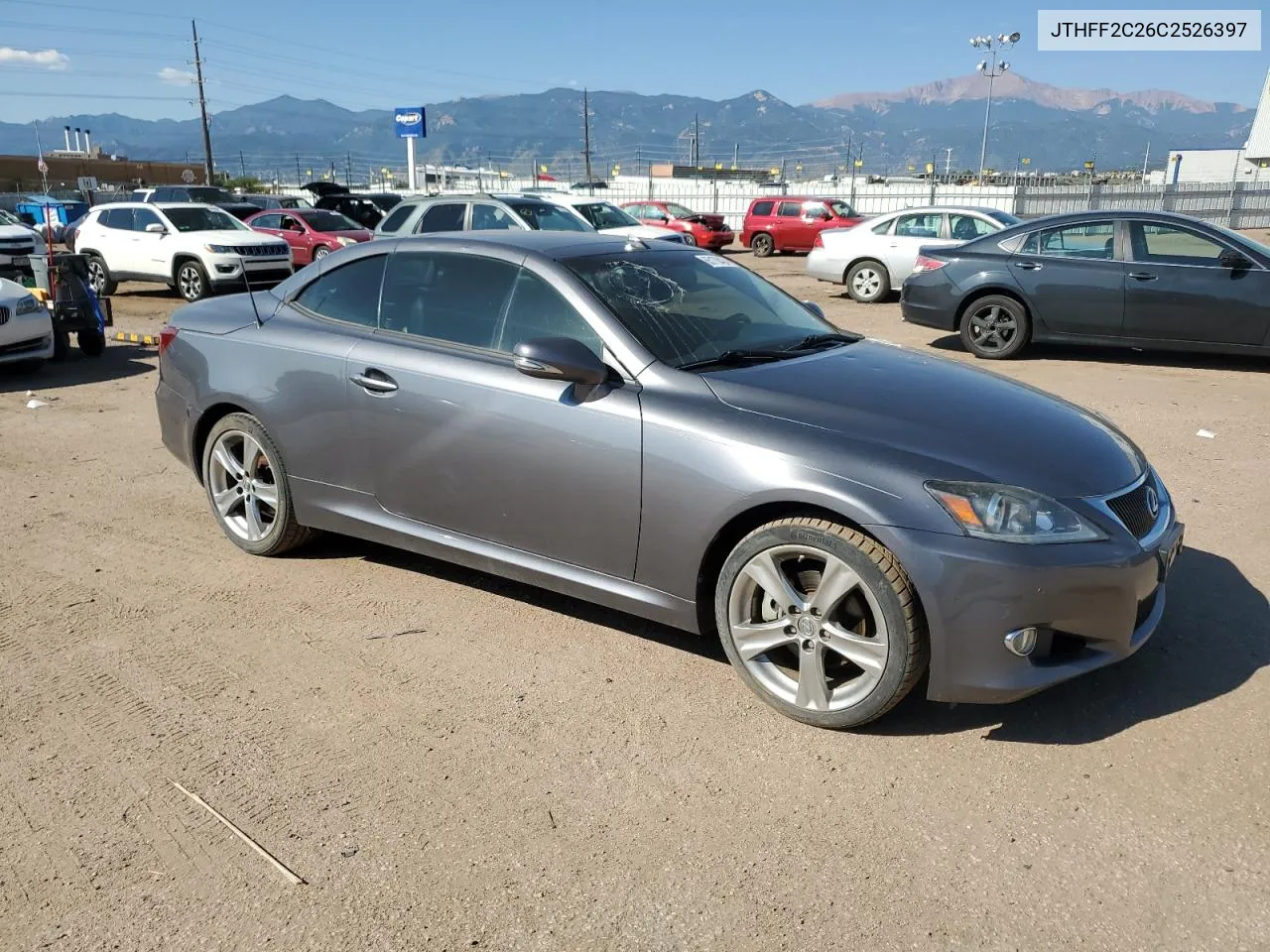 2012 Lexus Is 250 VIN: JTHFF2C26C2526397 Lot: 65178424