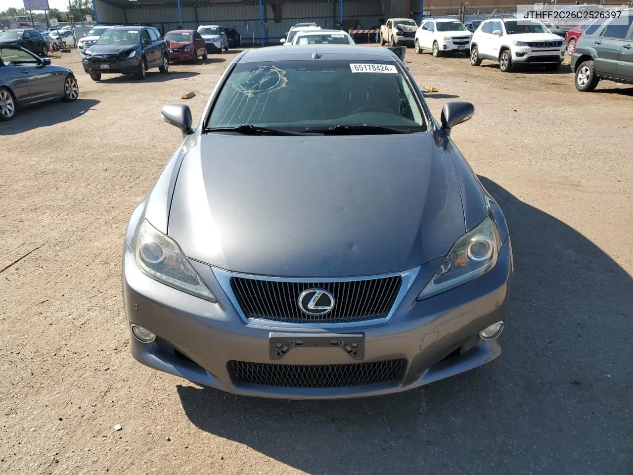 2012 Lexus Is 250 VIN: JTHFF2C26C2526397 Lot: 65178424