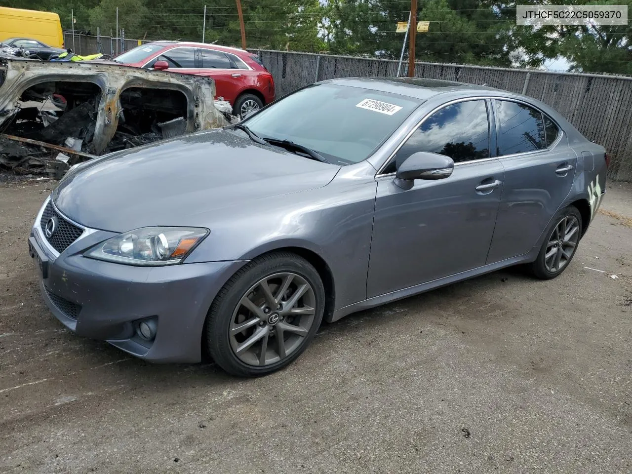 2012 Lexus Is 250 VIN: JTHCF5C22C5059370 Lot: 67298904