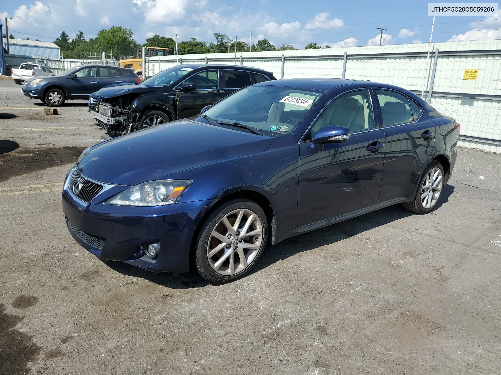 2012 Lexus Is 250 VIN: JTHCF5C20C5059206 Lot: 68339244