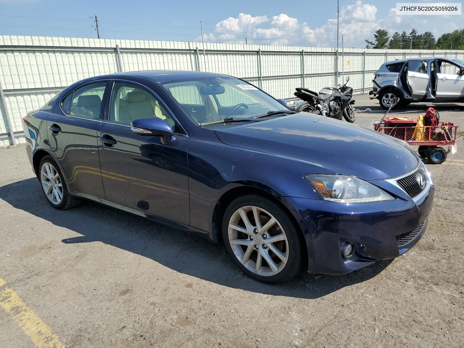 2012 Lexus Is 250 VIN: JTHCF5C20C5059206 Lot: 68339244