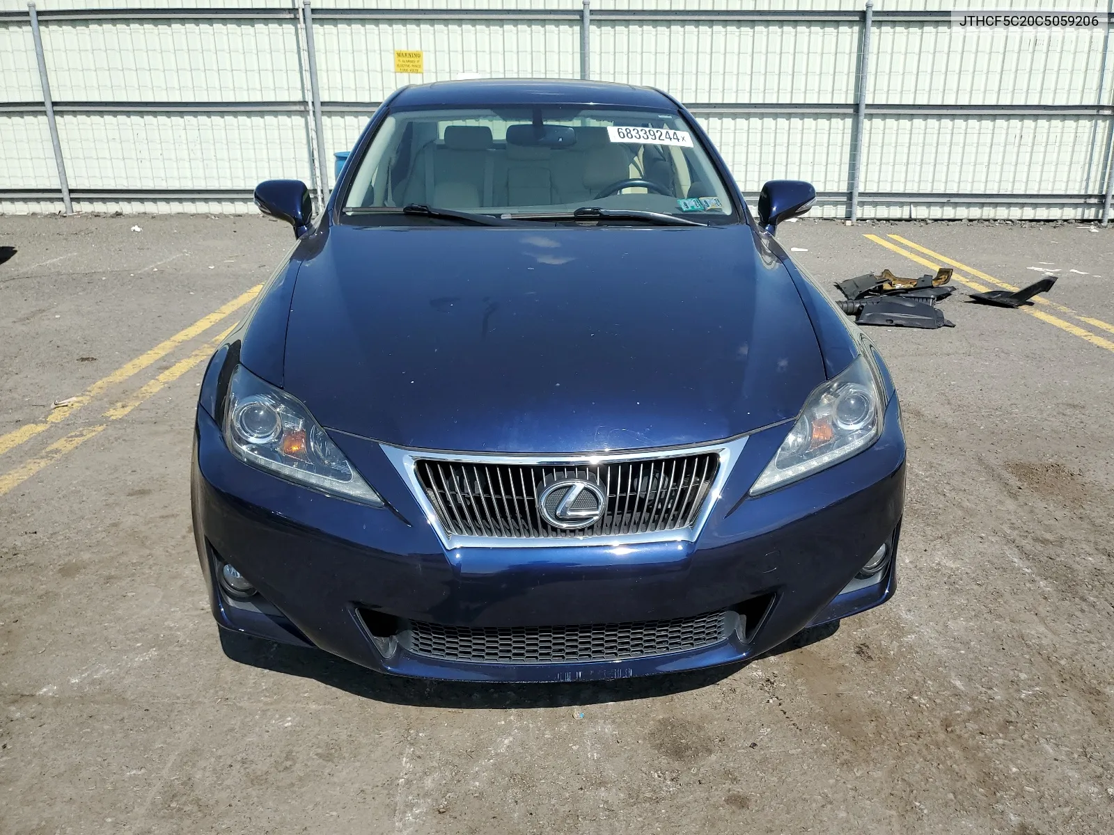 2012 Lexus Is 250 VIN: JTHCF5C20C5059206 Lot: 68339244