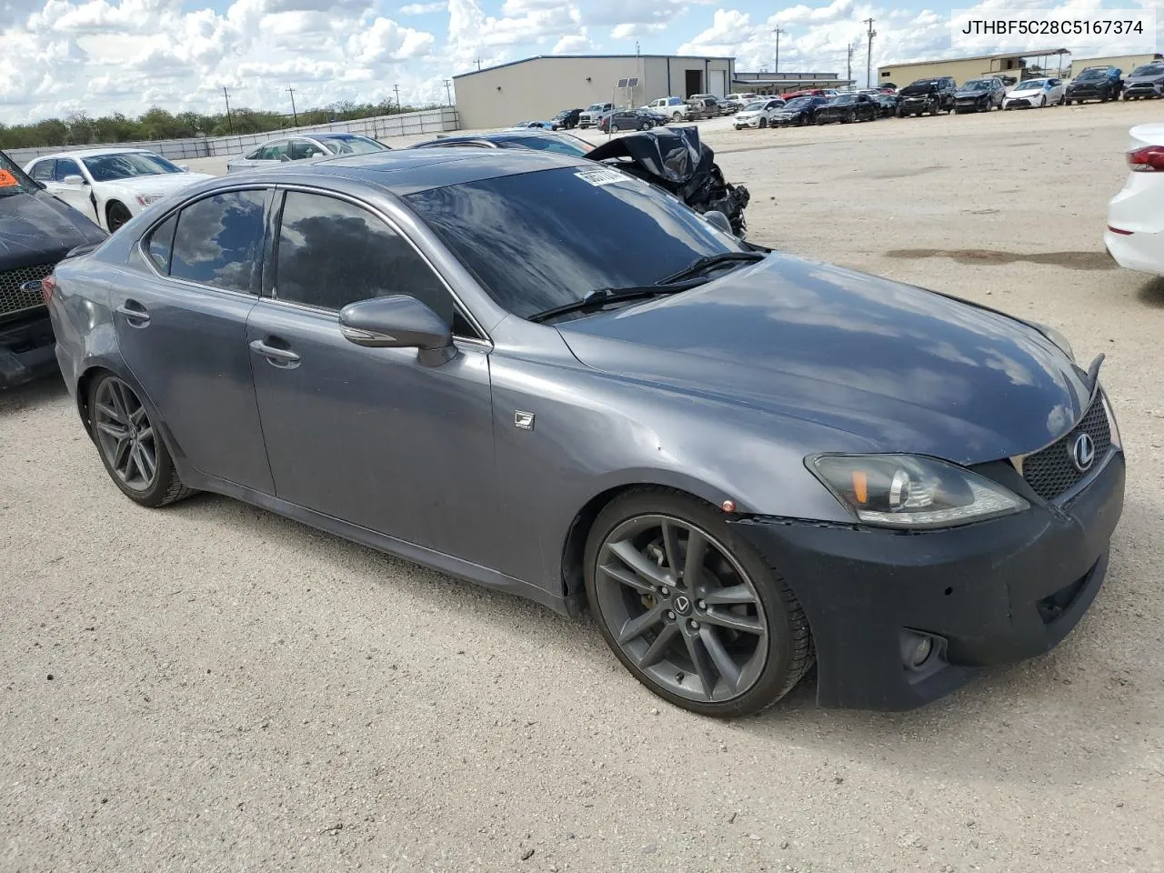 2012 Lexus Is 250 VIN: JTHBF5C28C5167374 Lot: 68577374