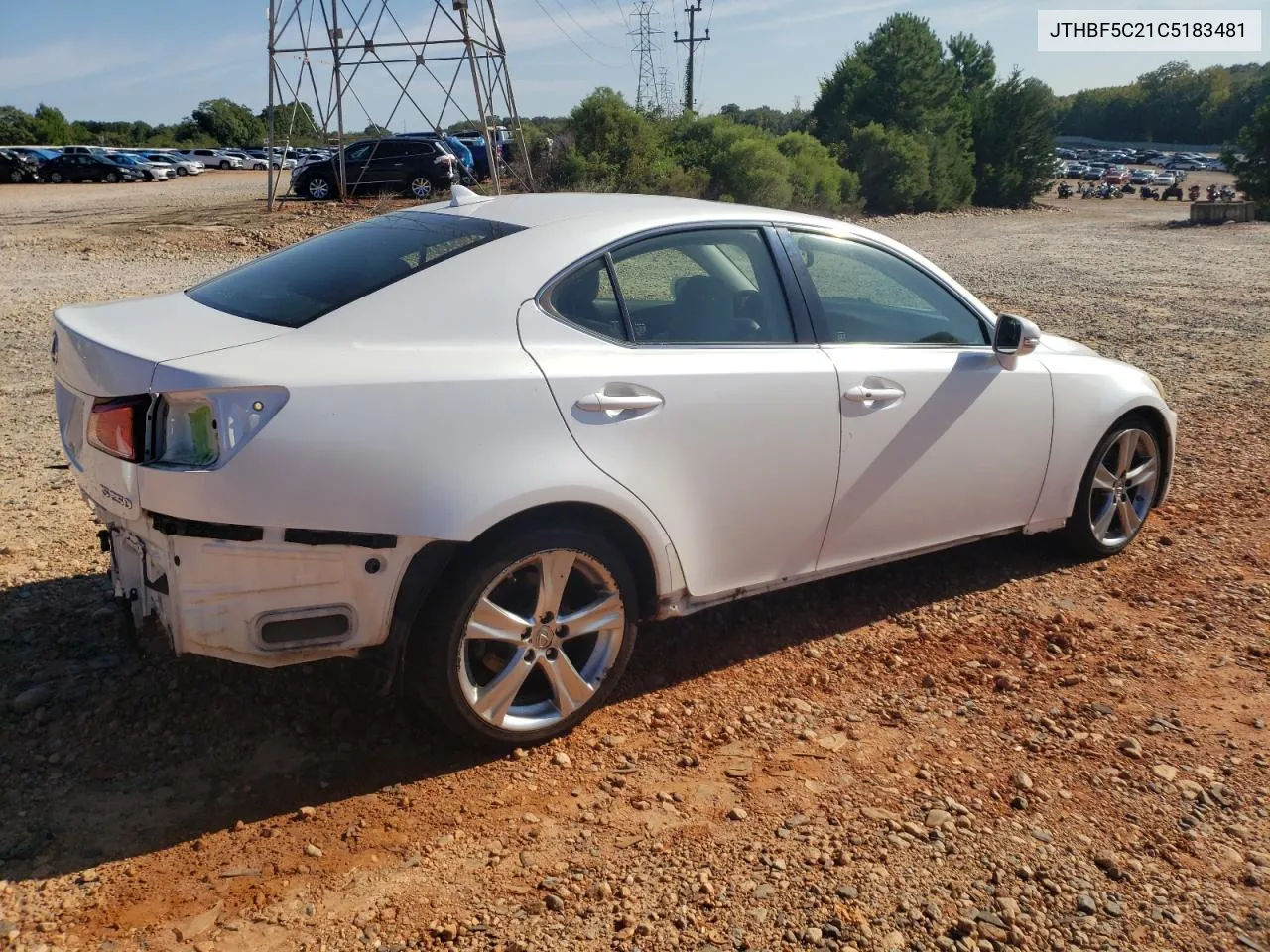 2012 Lexus Is 250 VIN: JTHBF5C21C5183481 Lot: 69066824