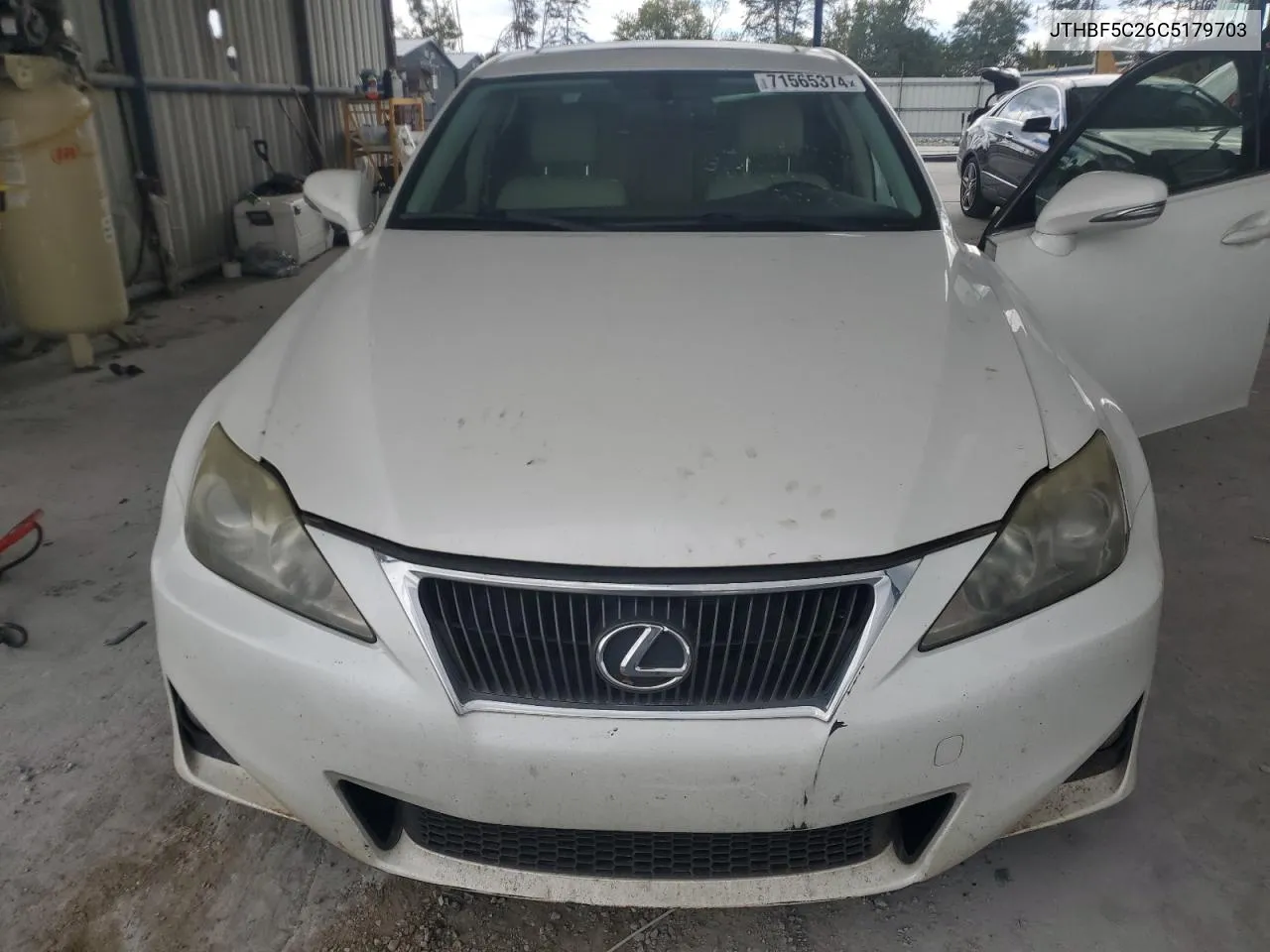 2012 Lexus Is 250 VIN: JTHBF5C26C5179703 Lot: 71565374