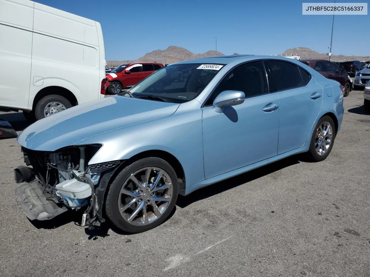 2012 Lexus Is 250 VIN: JTHBF5C28C5166337 Lot: 72589824